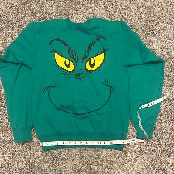 Hanes ComfortBlend Dr. Seuss Grinch Crewneck - Picture 4 of 7